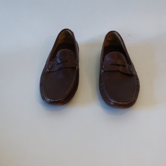 Mens Johnston & Murphy Brown Leather Flex Driving Loafers 11 * - Picture 4 of 12